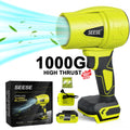 Unleash the Power of the Seese Turbo Jet Blower - The Ultimate Cordless Leaf and Snow Blower for Effortless Outdoor Cleaning!