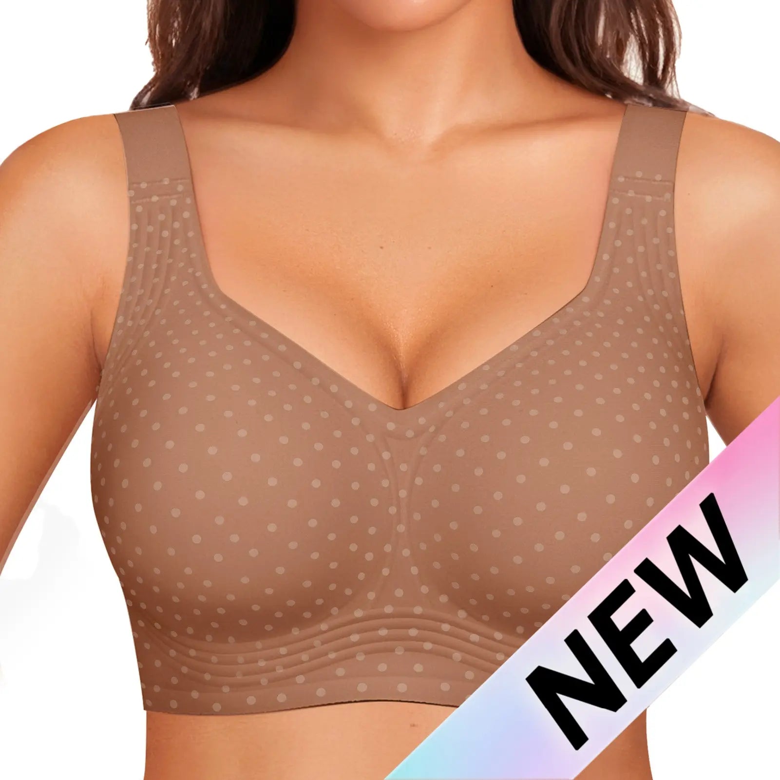Experience Unmatched Comfort with OEAK Women's Wirefree Padded Everyday Bra - Full Coverage & Stylish!