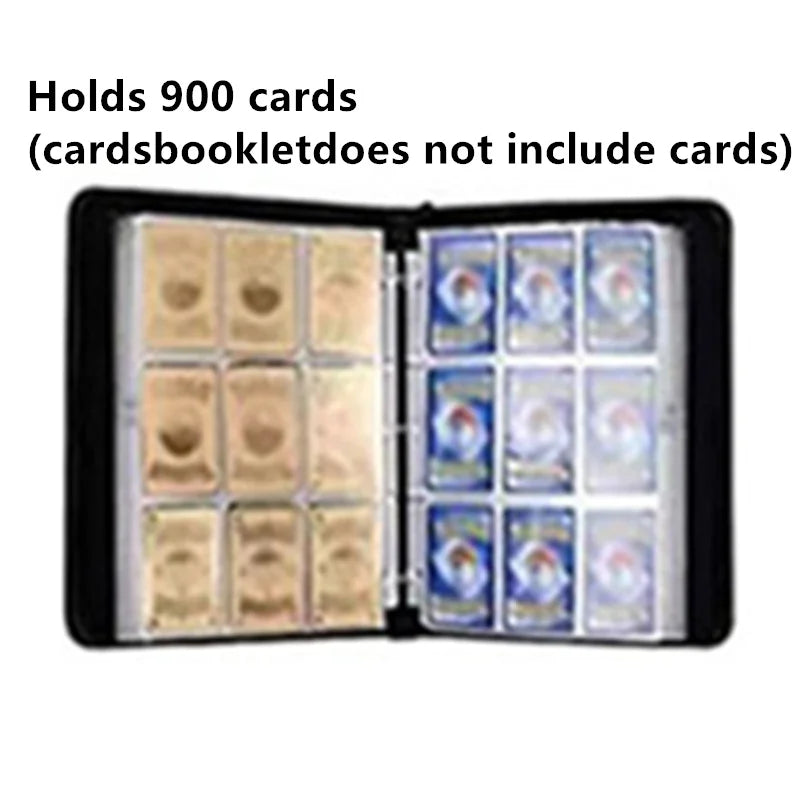 400Pcs/900Pcs My Little Pony Card Album Book Folder 4/9 Card Slots Collections Zipper Double Pocket Zipper Card Binder Holder