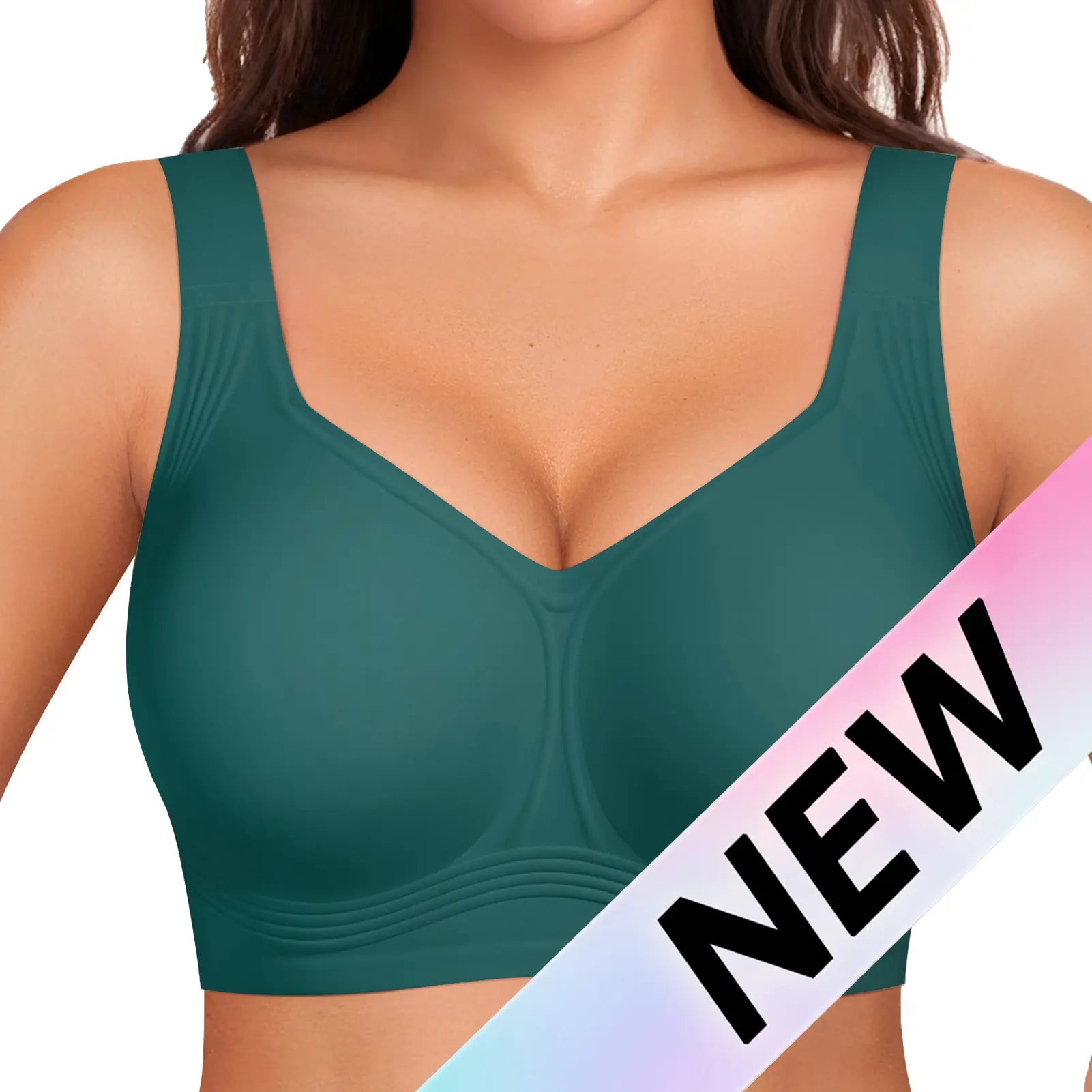 Experience Unmatched Comfort with OEAK Women's Wirefree Padded Everyday Bra - Full Coverage & Stylish!