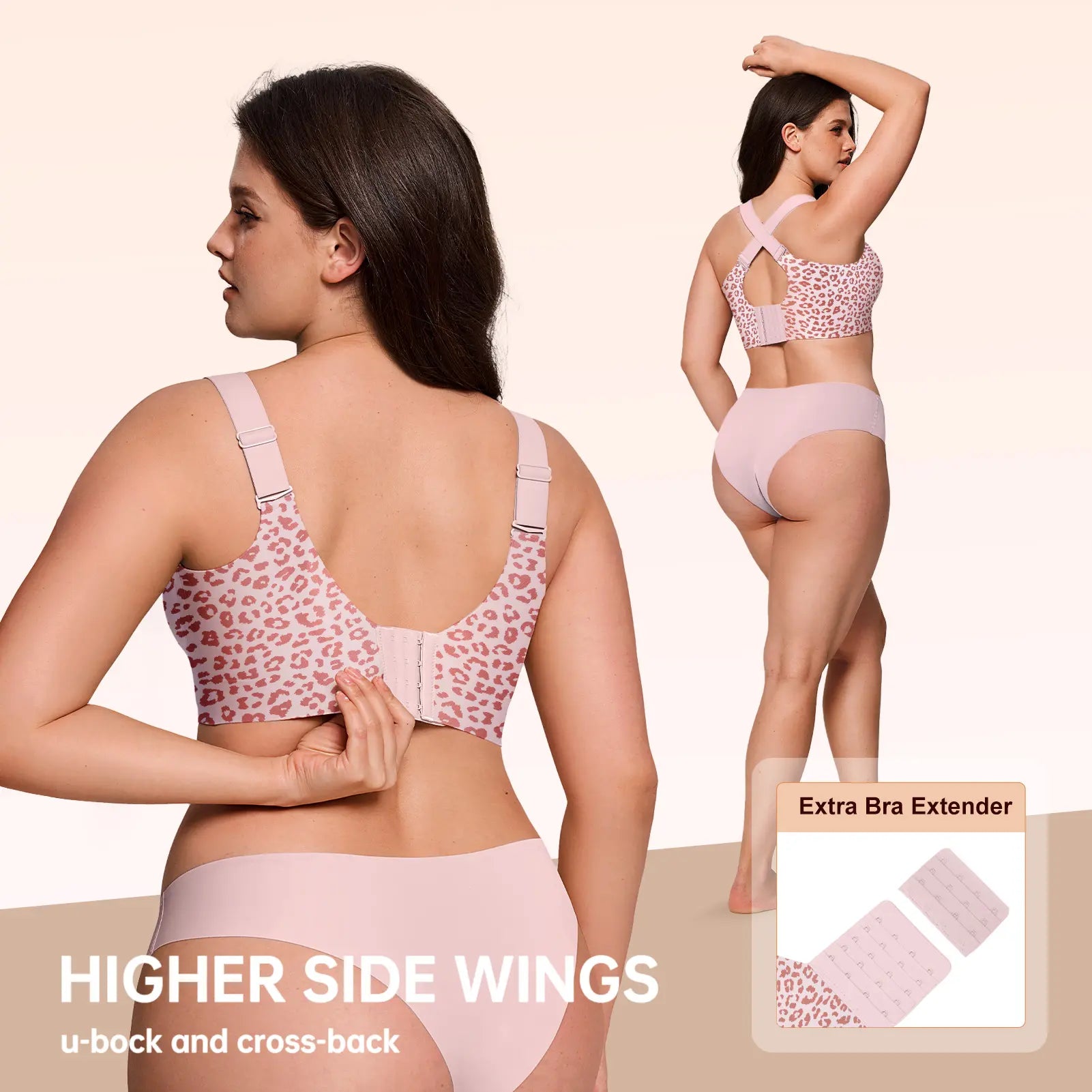 Experience Unmatched Comfort with OEAK Women's Wirefree Padded Everyday Bra - Full Coverage & Stylish!