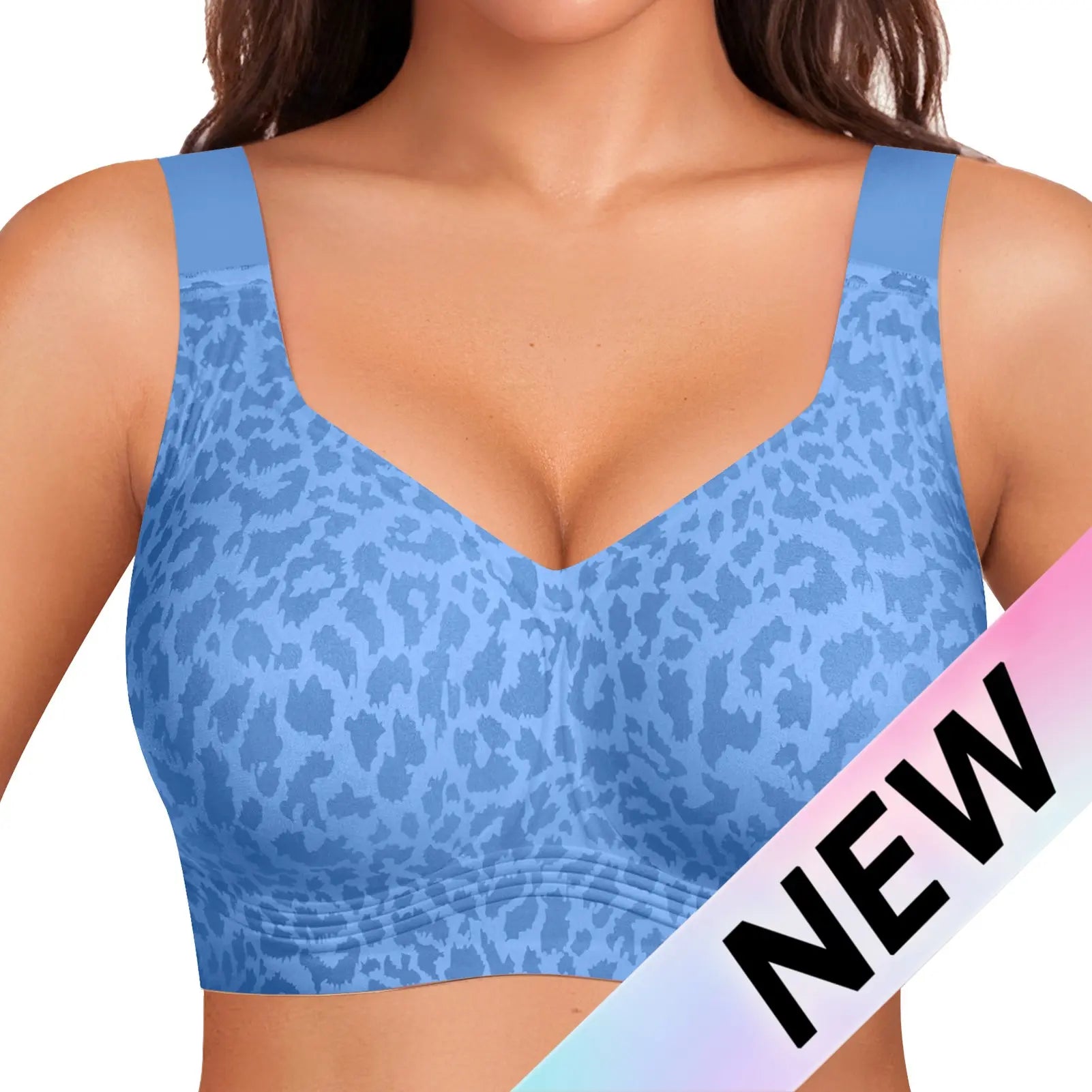 Experience Unmatched Comfort with OEAK Women's Wirefree Padded Everyday Bra - Full Coverage & Stylish!