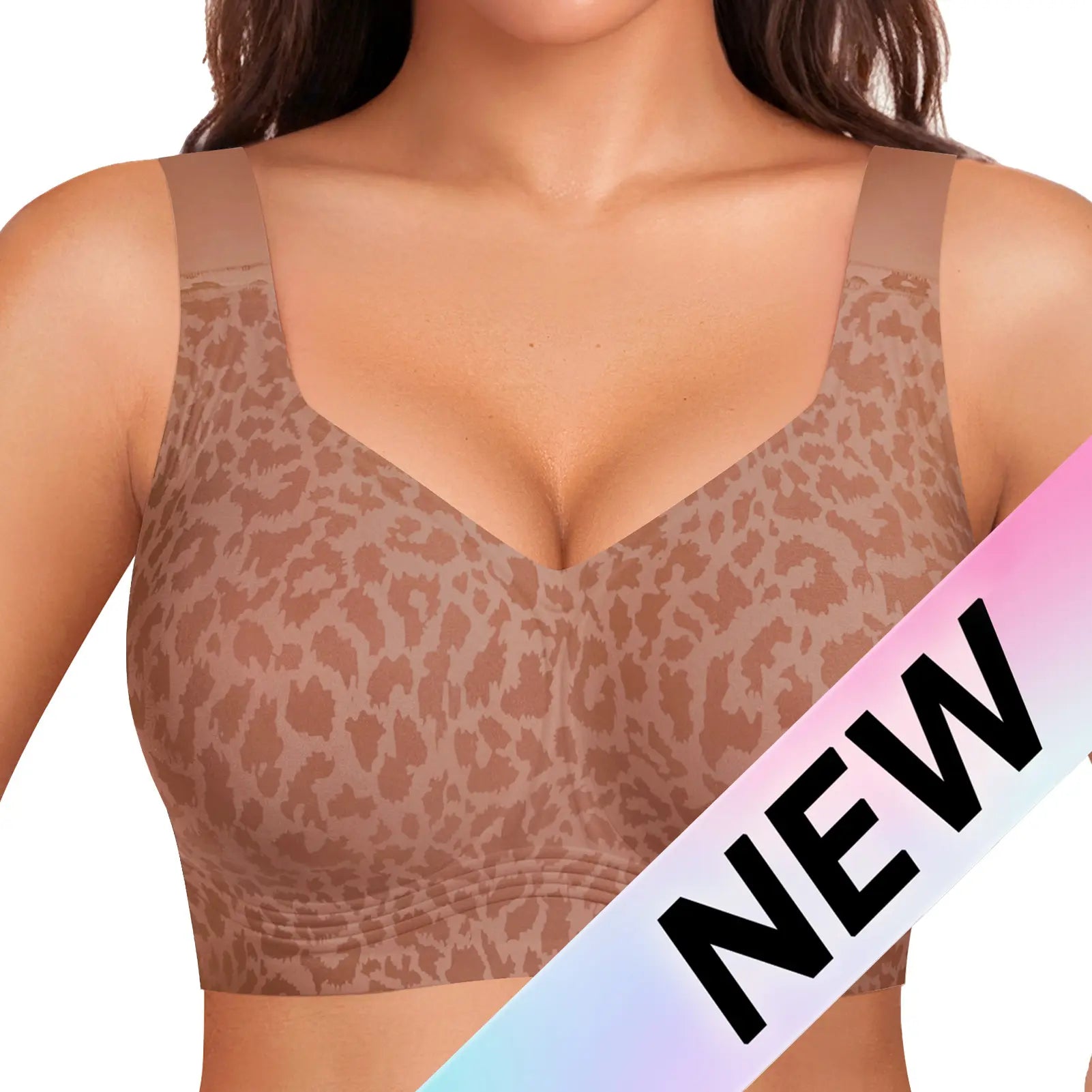 Experience Unmatched Comfort with OEAK Women's Wirefree Padded Everyday Bra - Full Coverage & Stylish!